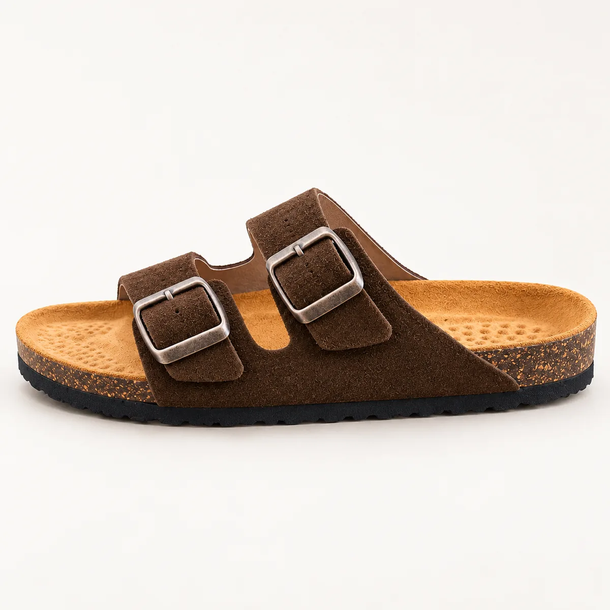 Sandale deux brides, marron, Profil